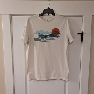 Goodfellow & Co Men's Short Sleeve Bone Mountain Graphic Print T-Shirt, Size M